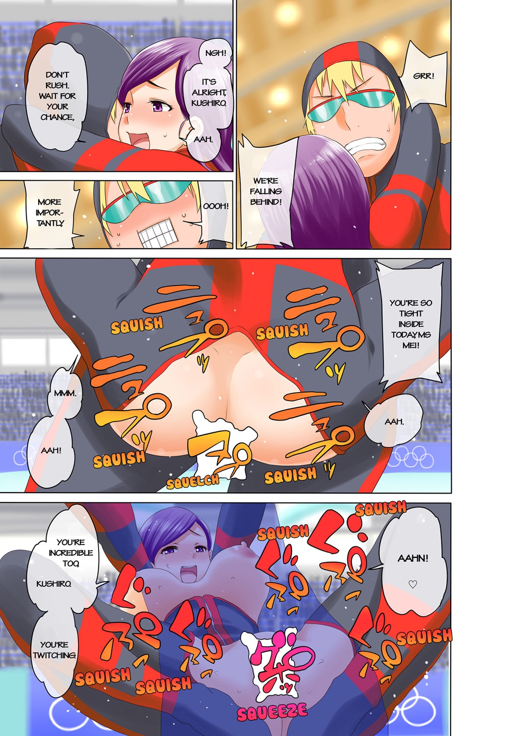 【あがた】秘密のオリンピック！ -完全に裸の男性と女性のペアがウィンタースポーツをする-[英語] {MangaReborn}