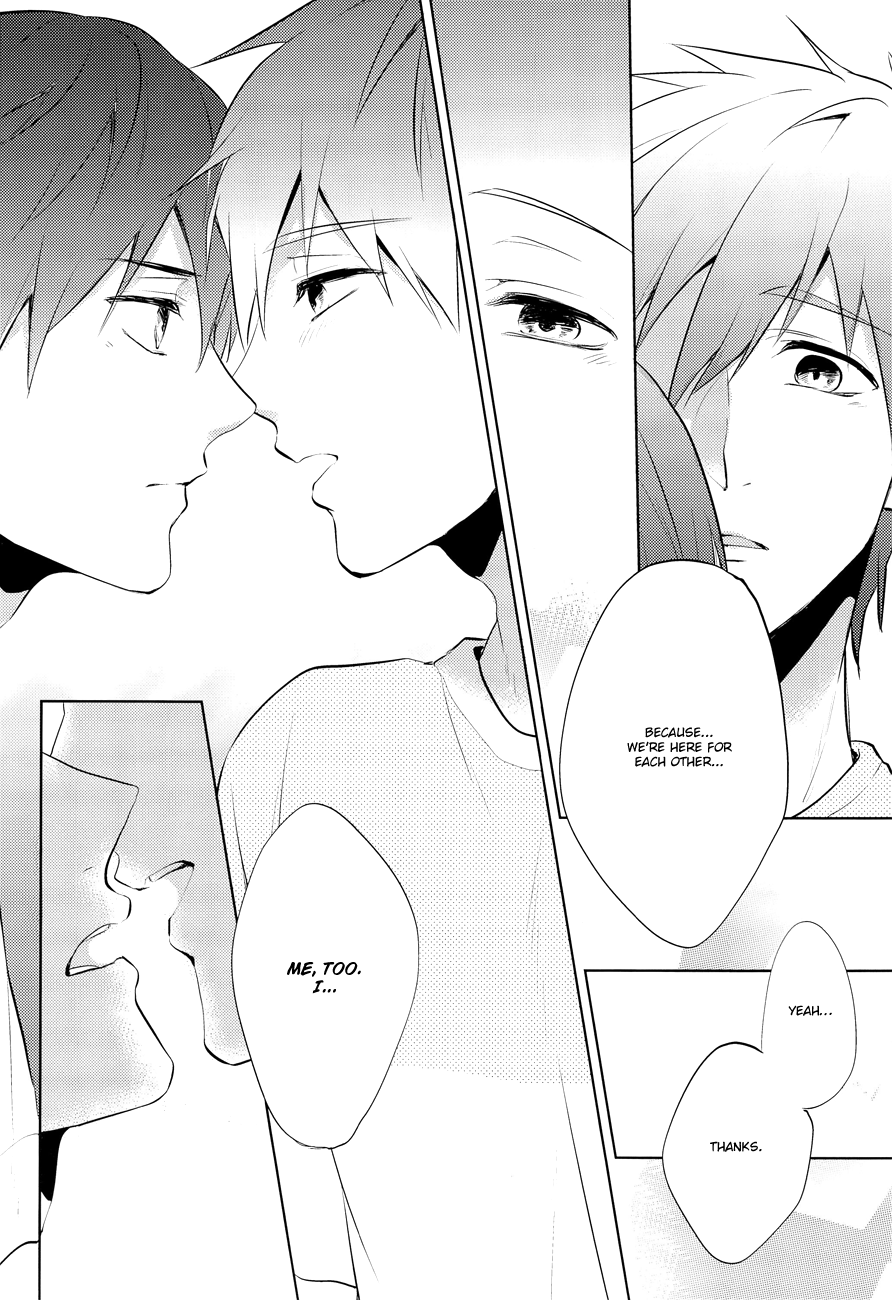 (恋愛自由形!大阪大会) [sigmastar (架月)] 君の隣でずっと。 (Free!) [英訳] [無修正]