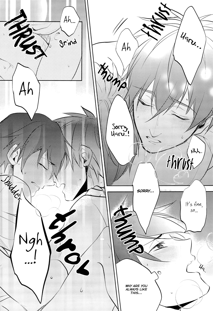 (恋愛自由形!大阪大会) [sigmastar (架月)] 君の隣でずっと。 (Free!) [英訳] [無修正]