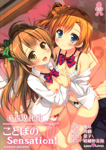 (C87) [4season (彩季なお)] ことほのSensation! (ラブライブ! ) [中国翻訳]