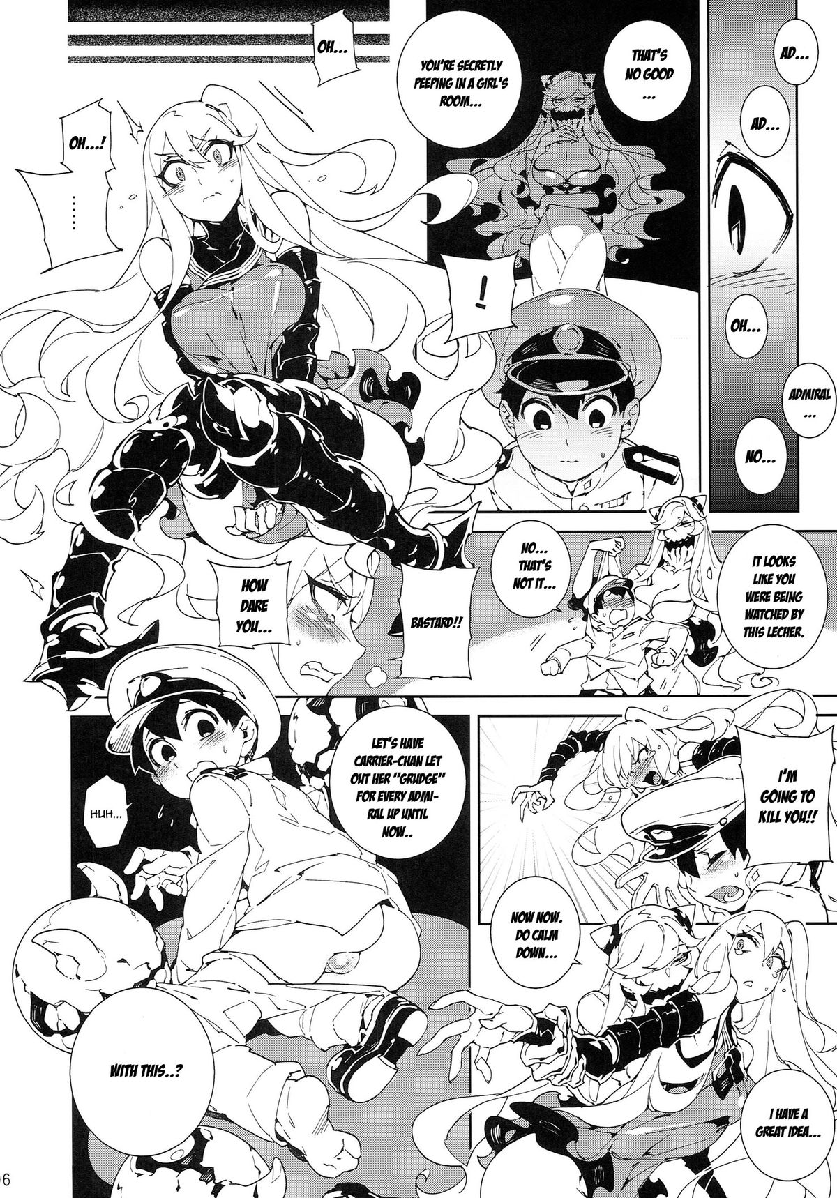 (C87) [サービスヘブン (ひらめ)] 深海妻艦～北中空～ (艦隊これくしょん -艦これ-) [英訳]