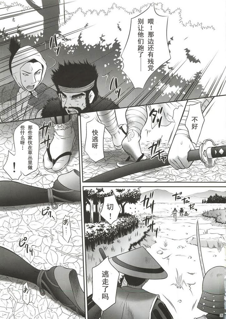 (COMIC1☆4) [U.R.C (桃屋しょう猫)] 甲斐姫無惨 (戦国無双) (Chinese)