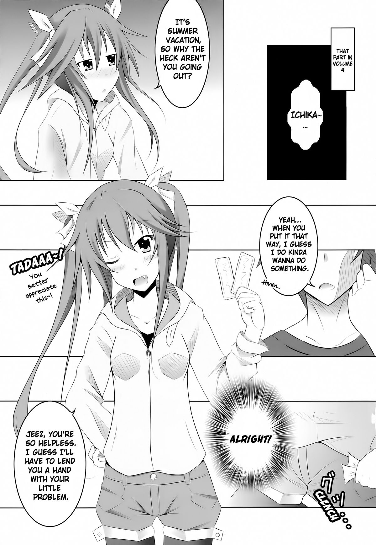 (COMIC1☆5) [personal space (くろた)] 一夏、責任取りなさい! (IS＜インフィニット·ストラトス＞) [英訳]