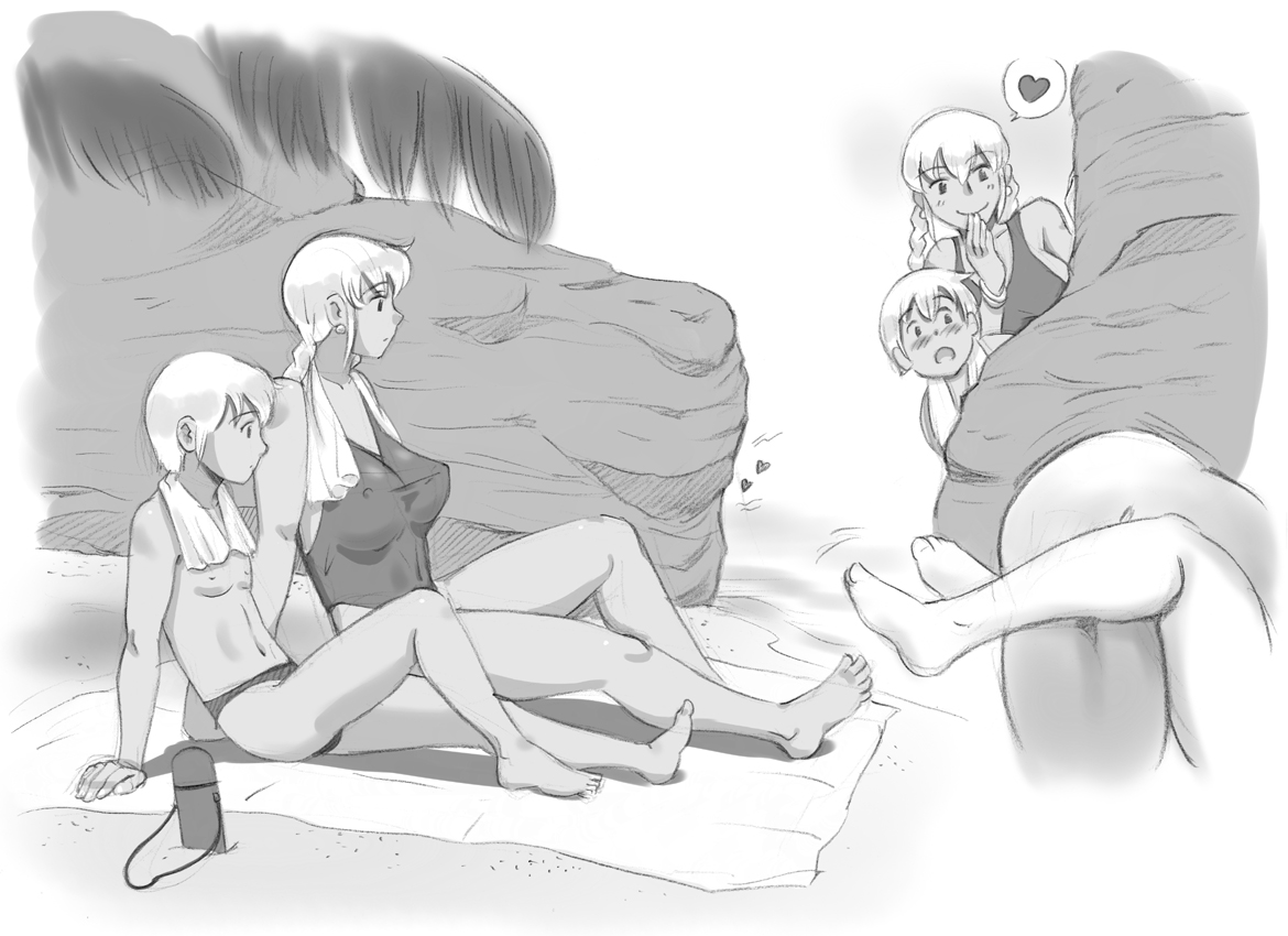 [pink-noise (みずいろめがね)] ママショタイム トロピカル編 [DL版]