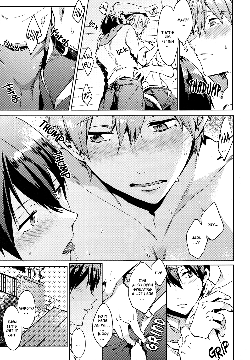 (Splash!) [あめりかん☆ろっく (コタロー)] 真夏のスパイス (Free!) [英訳]