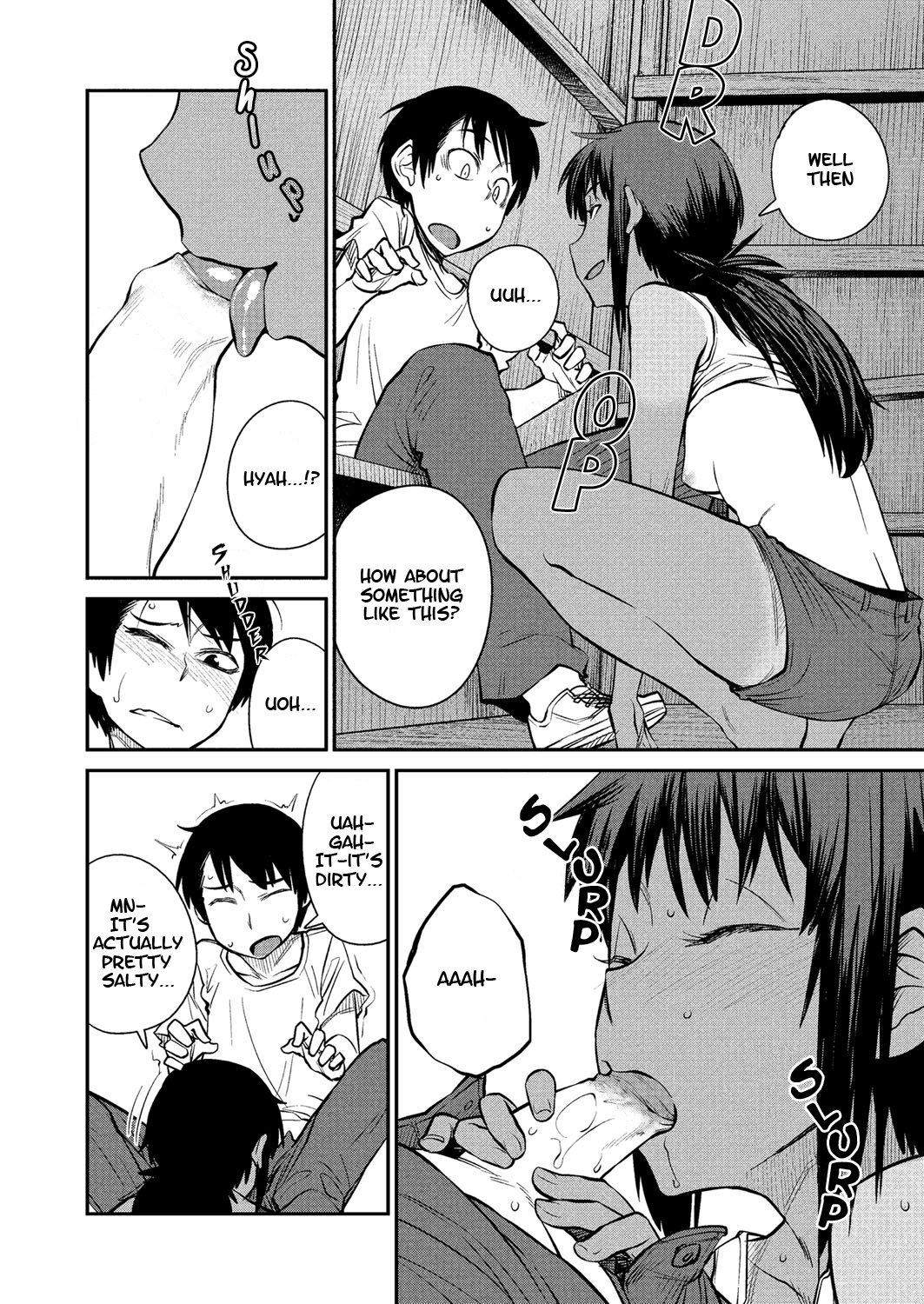 [紙魚丸] 夏のバス停 (コミックメガストアH 2012年9月号) [英訳] [無修正]