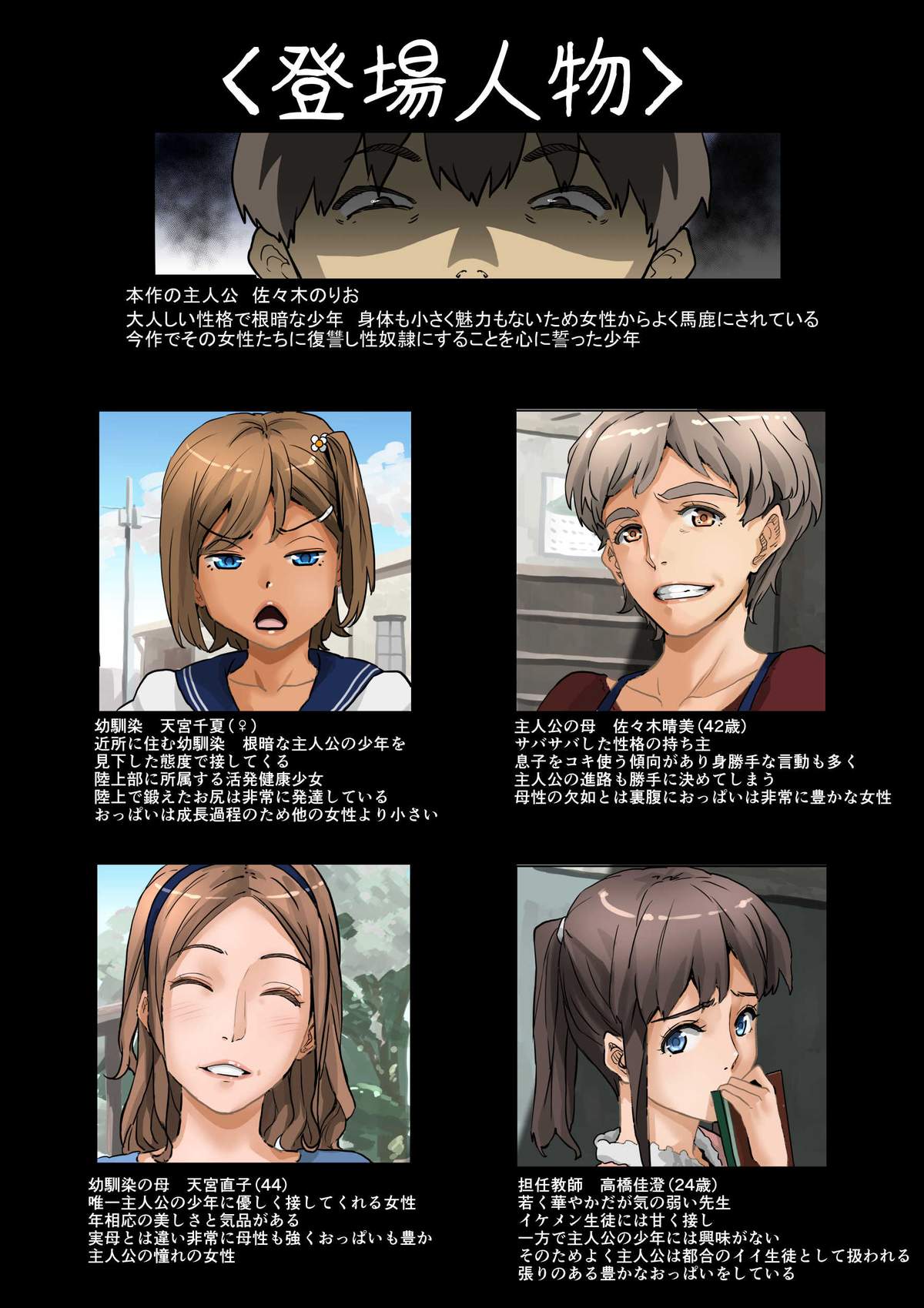 【ハナフック】根暗少年の復讐ハーレム調教計画（デモ）