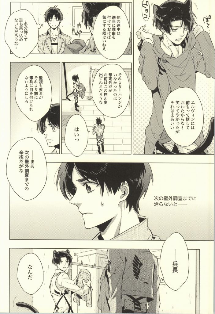 (C86) [angle=0.0 (ナギカナコ)] オレ以外とは許しませんから! (進撃の巨人)