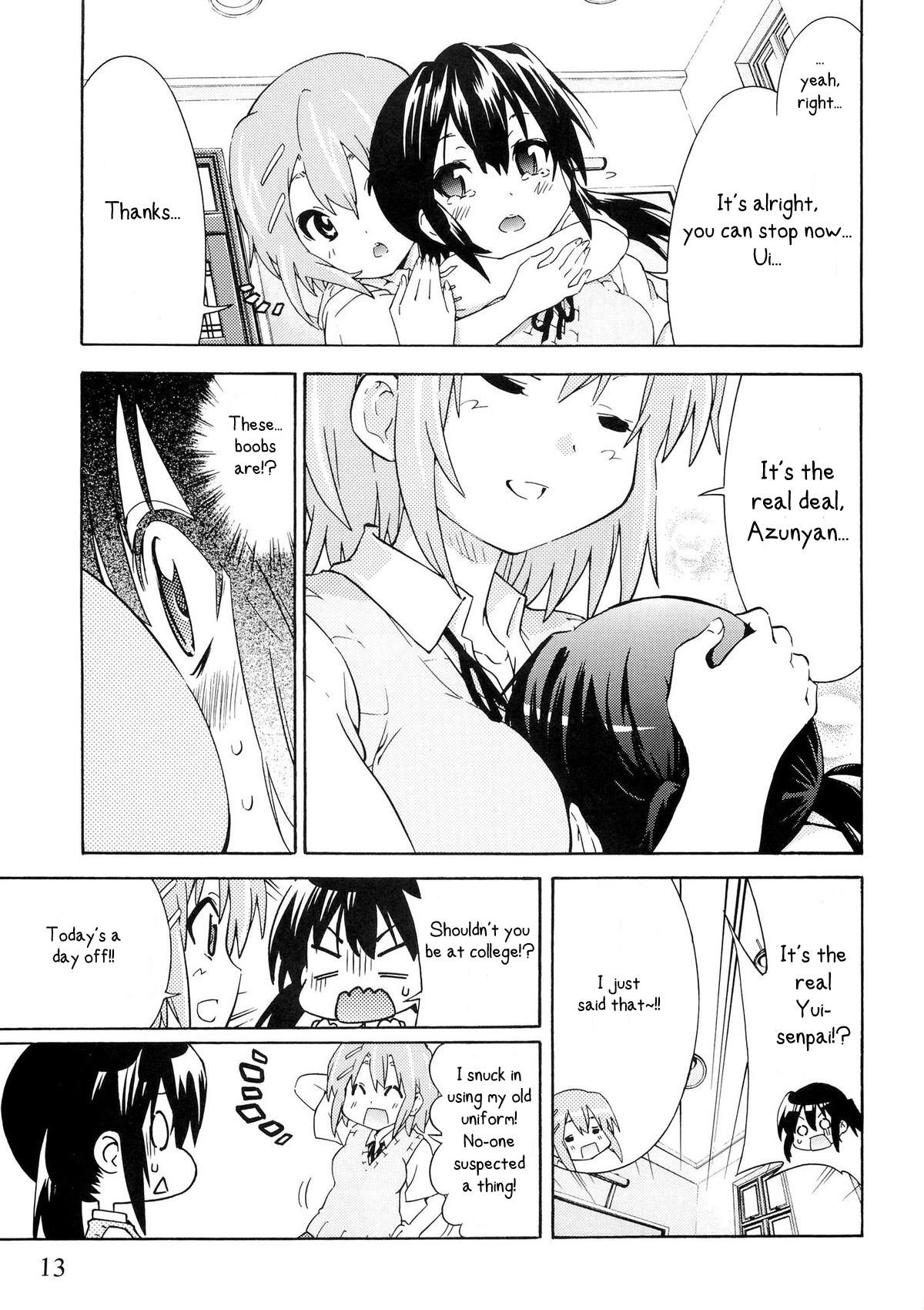 (C80) [うみはん (大塚志郎)] ゆりおん！ ＃１「めそめそあずにゃん！」 (けいおん!) [英訳]
