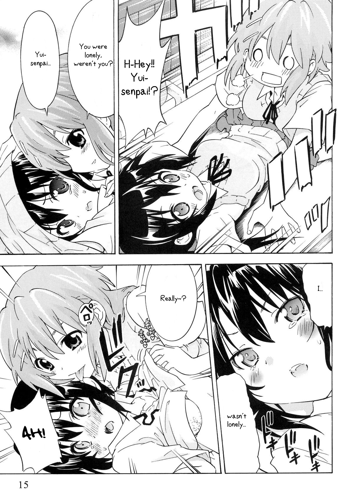 (C80) [うみはん (大塚志郎)] ゆりおん！ ＃１「めそめそあずにゃん！」 (けいおん!) [英訳]