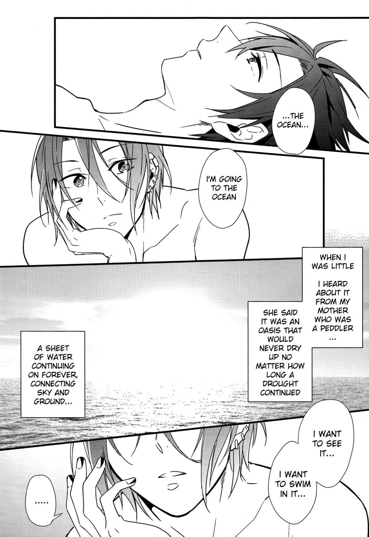 (C86) [SKYJACK (北島)] ARABIAN LOVE DREAM (Free!) [英訳]