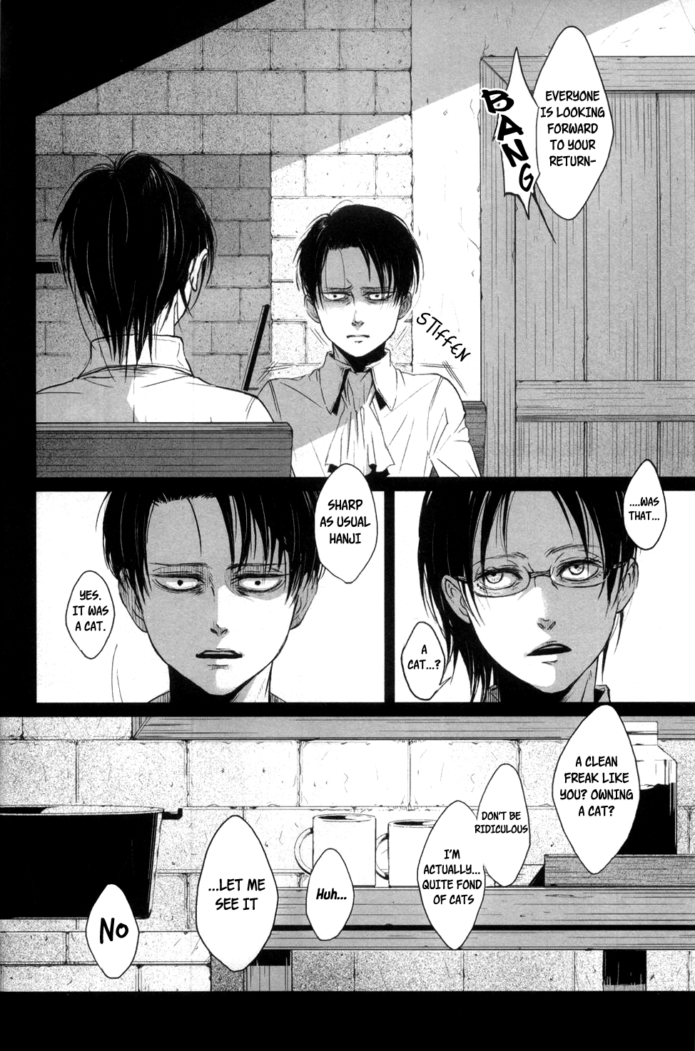 (HARUCC19) [賊軍ポルノ (犬本)] デブリーフィング (進撃の巨人) [英訳]