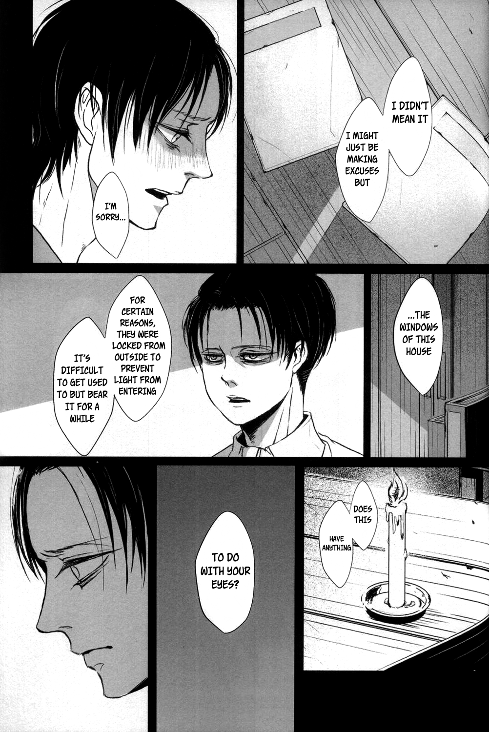 (HARUCC19) [賊軍ポルノ (犬本)] デブリーフィング (進撃の巨人) [英訳]