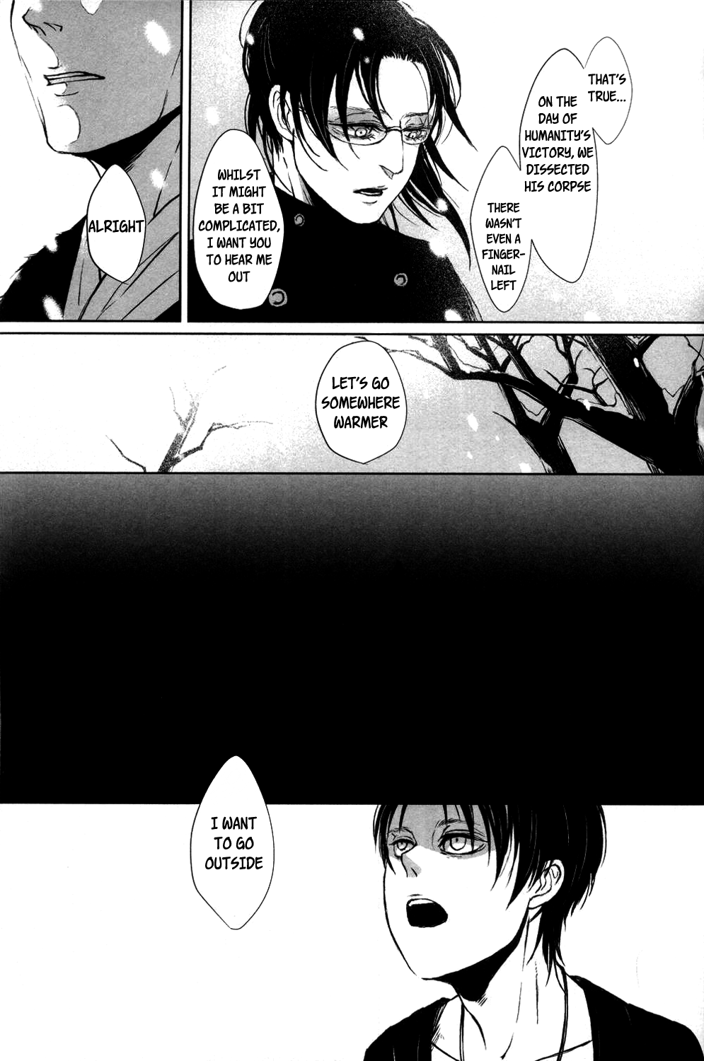 (HARUCC19) [賊軍ポルノ (犬本)] デブリーフィング (進撃の巨人) [英訳]