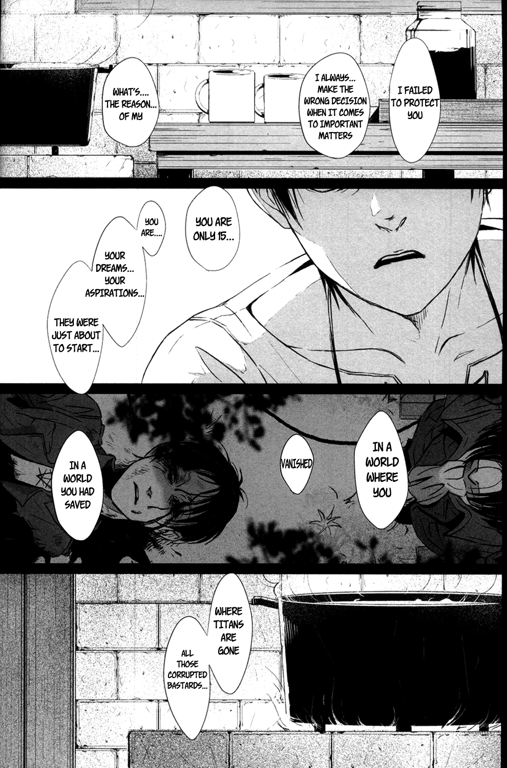 (HARUCC19) [賊軍ポルノ (犬本)] デブリーフィング (進撃の巨人) [英訳]