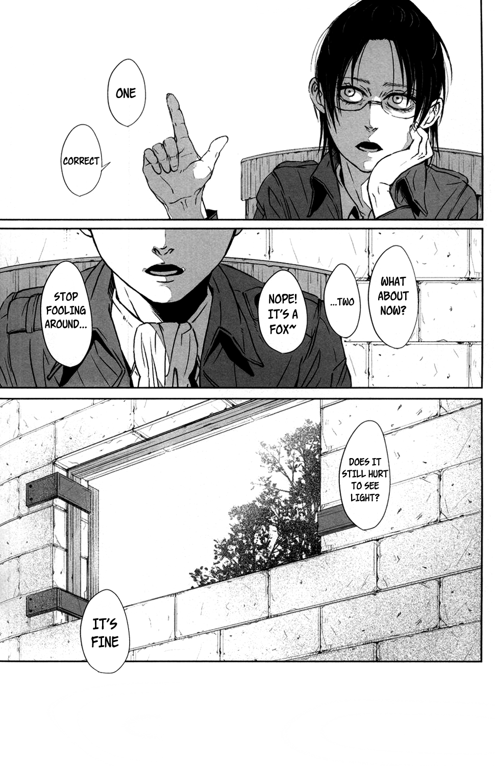 (HARUCC19) [賊軍ポルノ (犬本)] デブリーフィング (進撃の巨人) [英訳]