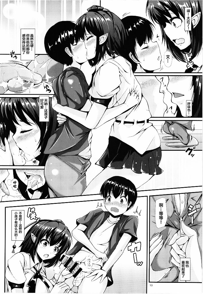 (C86) [ロケット調査室 (コザ)] ハメ撮りLOVE AYA -Hな文ちゃん好きですか？- (東方Project) [中国翻訳]