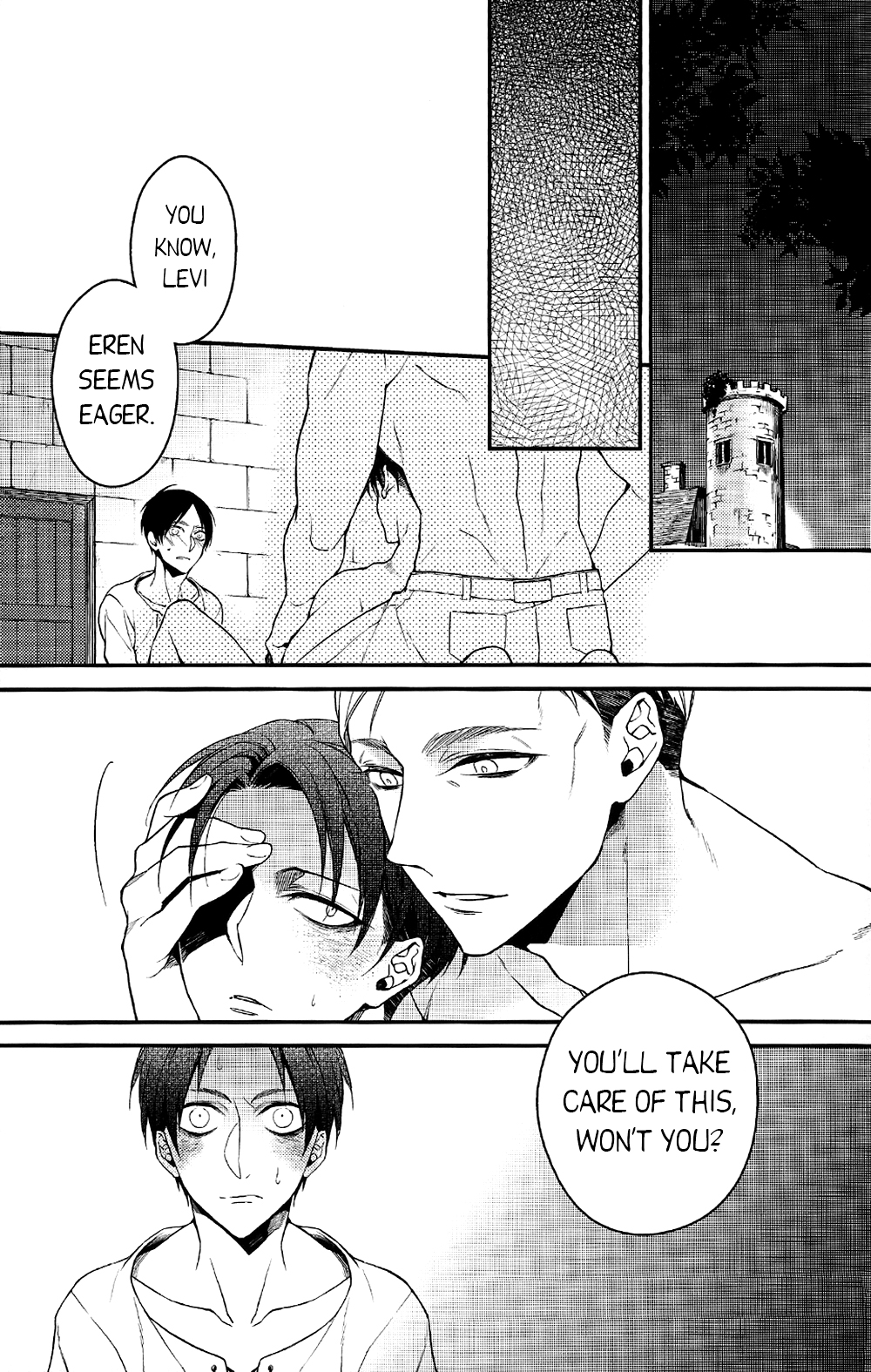 (SPARK8) [6109 (桐式トキコ)] Live and let live. (進撃の巨人) [英訳]