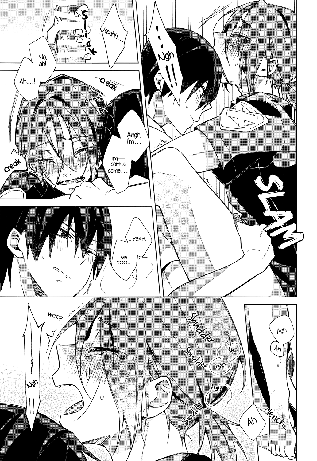 (C86) [クローチェカ (くろか)] Summer Halation Time (Free!) [英訳]