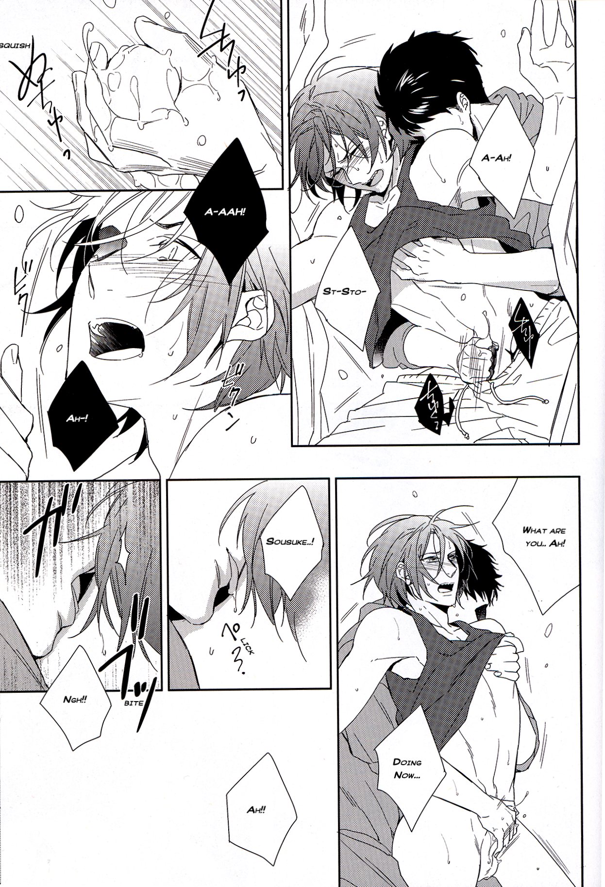 (Renai Jiyuugata! entry5) [URO (あまま)] Shark (Free!) [英訳]