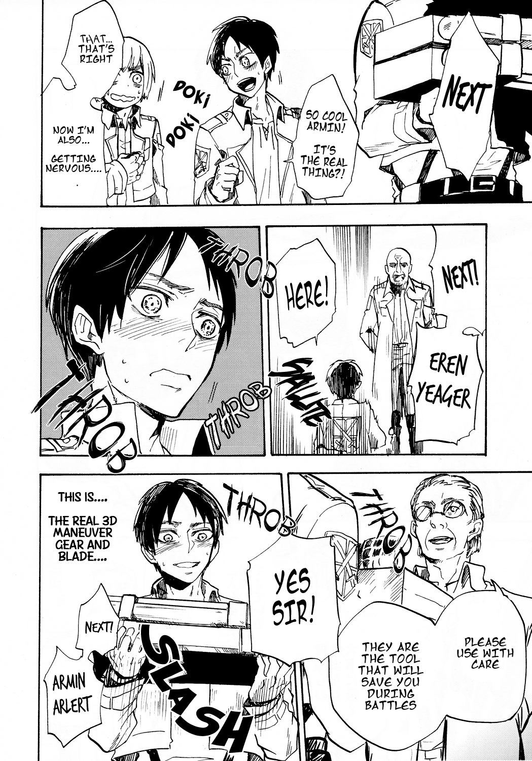 (C85) [船艦AA (アヒル)] 少年ナイフ (進撃の巨人) [英訳]