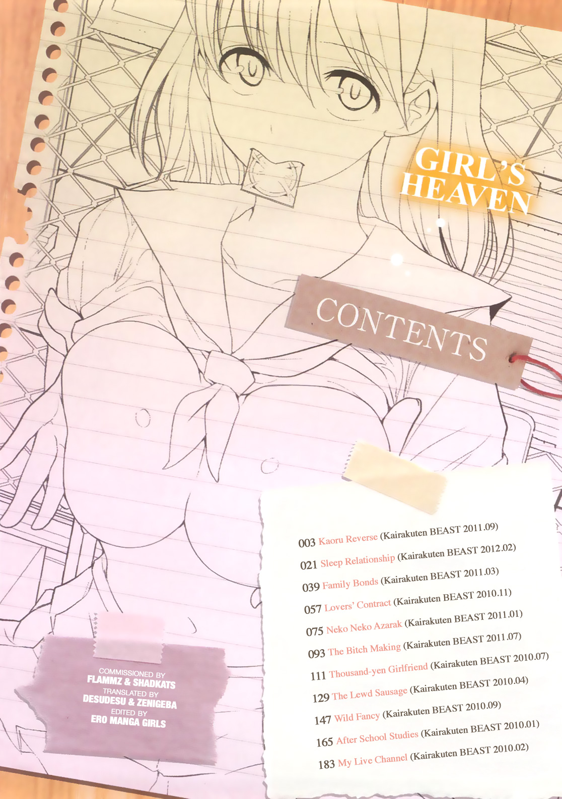 [中曽根ハイジ] ガールズヘヴン [英訳]