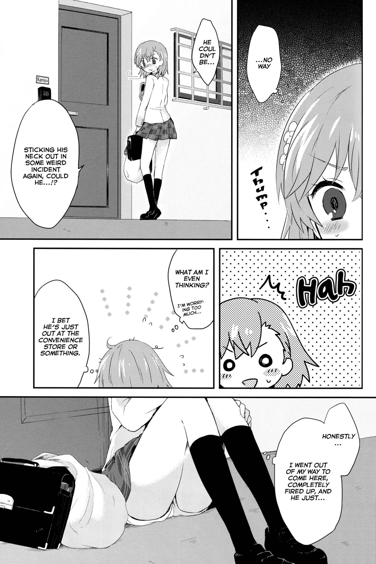 (C84) [hachi (なえ)] ダメじゃない (とある魔術の禁書目録) [英訳]