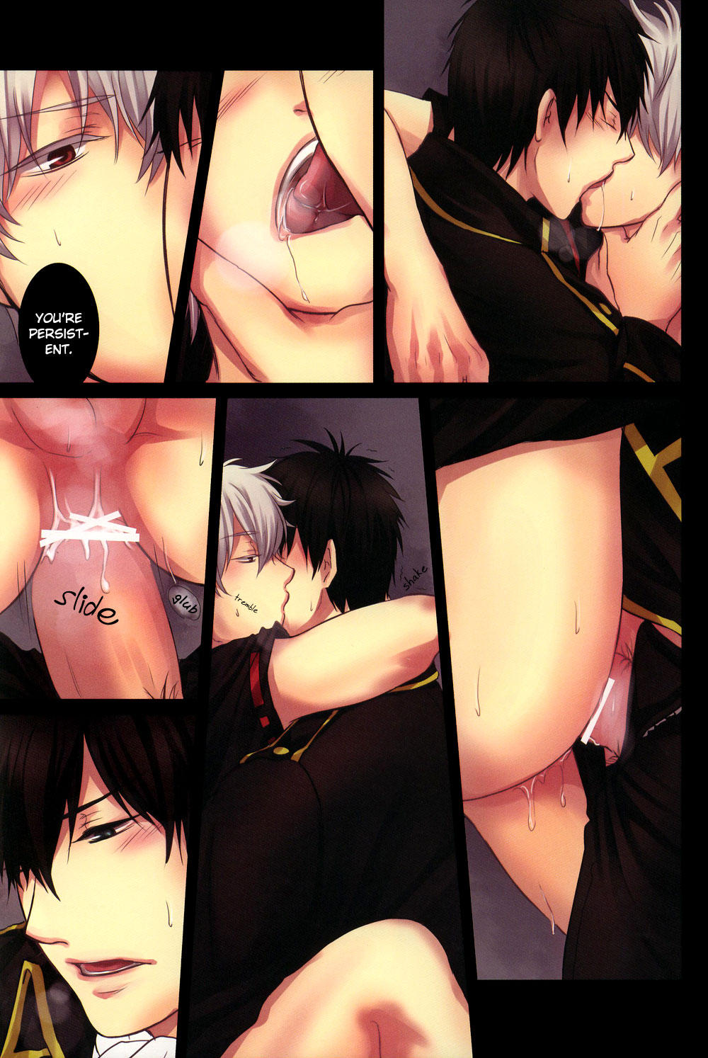 (C79) [色兎 (ありま)] 3人同時にイかなきゃダメ? (銀魂) [英訳]