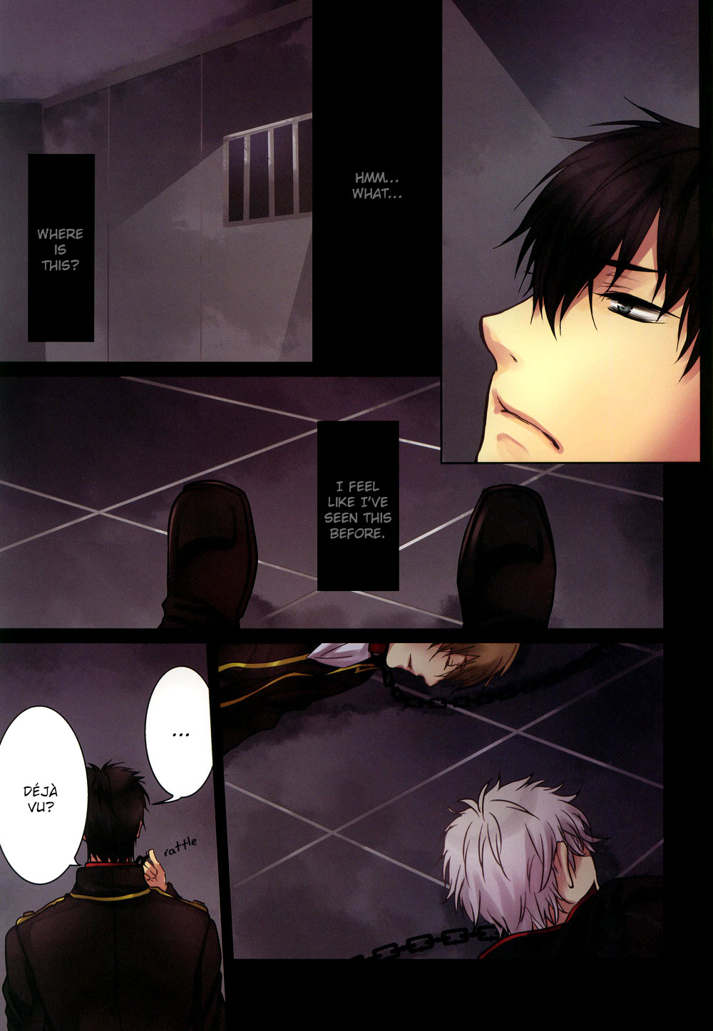 (C79) [色兎 (ありま)] 3人同時にイかなきゃダメ? (銀魂) [英訳]