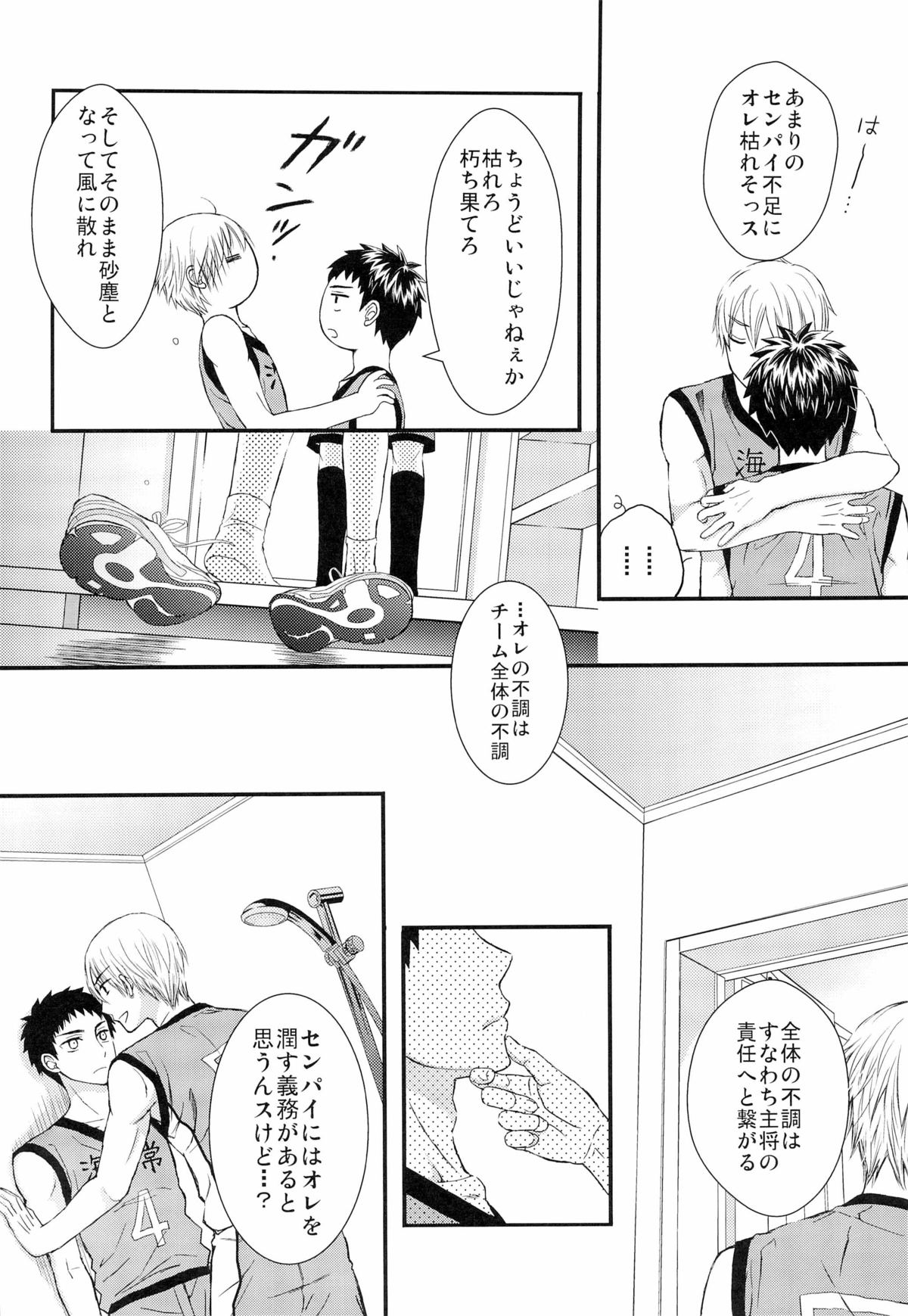 [虹色画報 (密みつこ)] 主将とエースとシャワー室 (黒子のバスケ)