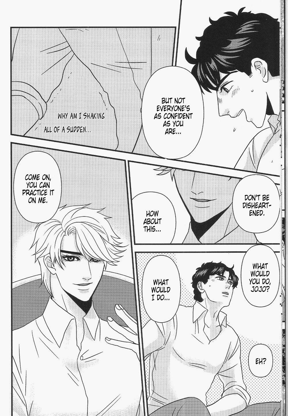 (HARUCC18) [YASUMI (まつ, のぼ)] fall into a snare (ジョジョの奇妙な冒険) [英訳]