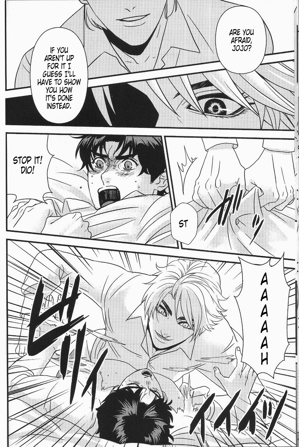 (HARUCC18) [YASUMI (まつ, のぼ)] fall into a snare (ジョジョの奇妙な冒険) [英訳]