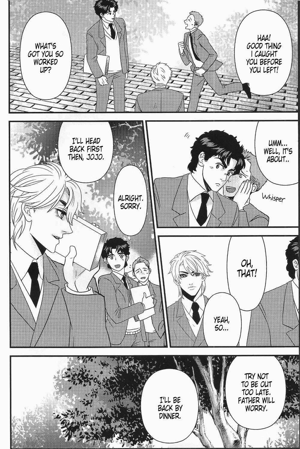 (HARUCC18) [YASUMI (まつ, のぼ)] fall into a snare (ジョジョの奇妙な冒険) [英訳]