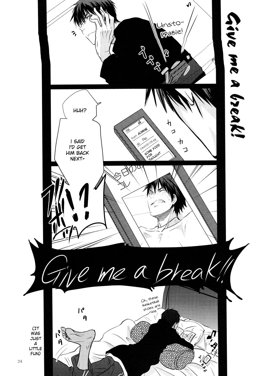 (ST豊橋2) [TZ (じゅ)] Give me a break! (黒子のバスケ) [英訳]