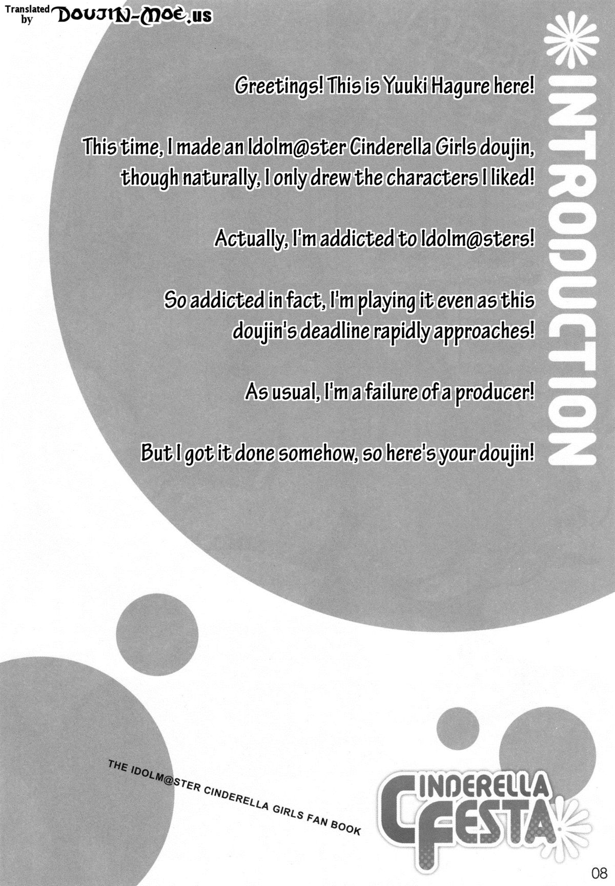 (C82) [WIREFRAME (憂姫はぐれ)] CINDERELLA FESTA (アイドルマスター シンデレラガールズ) [英訳]