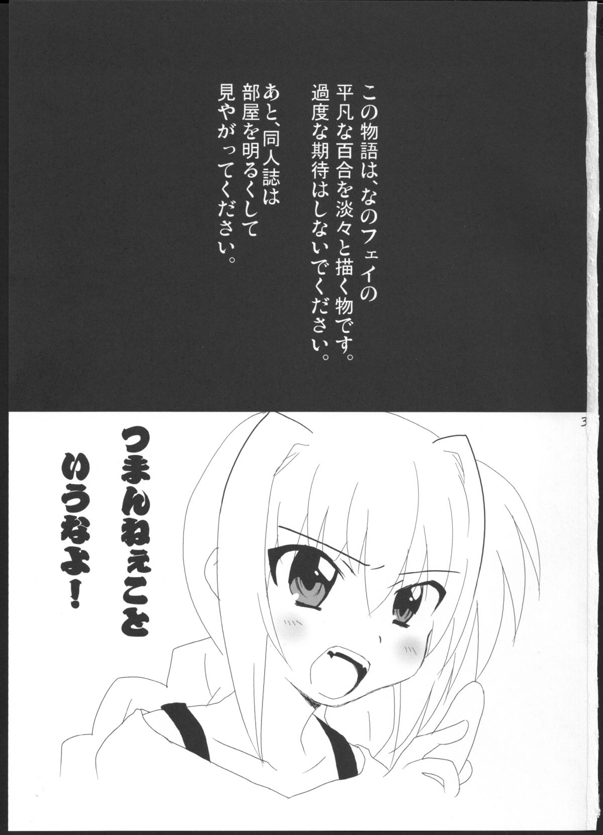 (C83) [ごべらっつぉ (向井弥葵)] 女の子同士だけど愛さえあれば関係ないよねっ (魔法少女リリカルなのは)