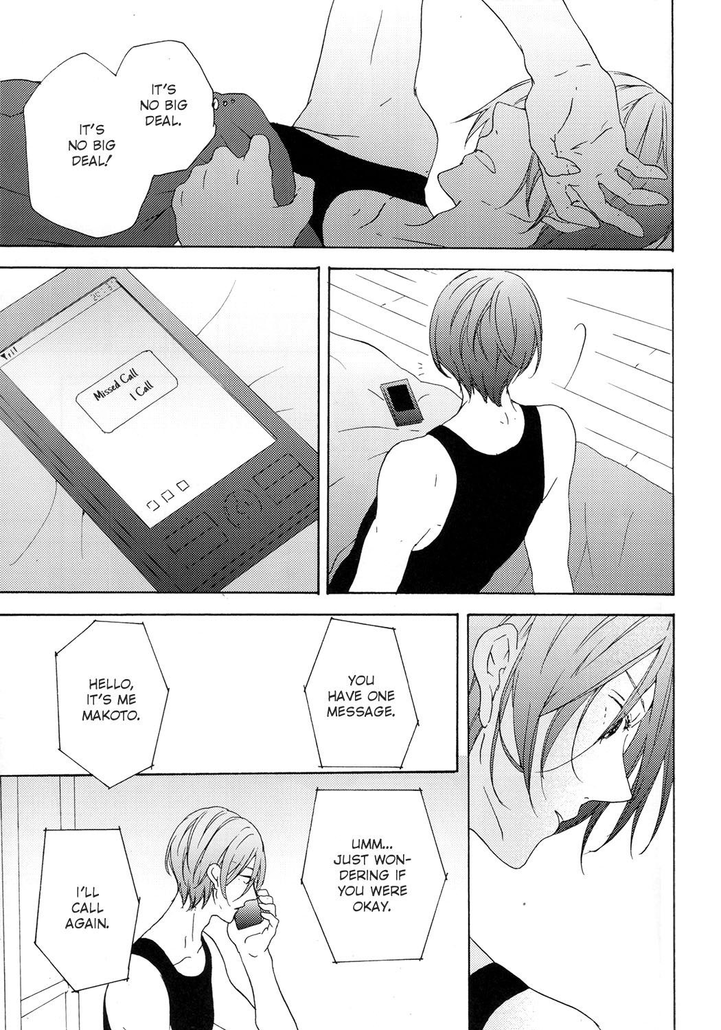 (恋愛自由形!大阪大会2) [kiri (ファミ)] 運命じゃない人 (Free!) [英訳]