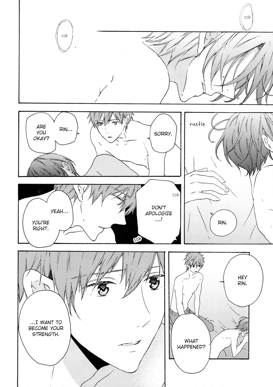 (恋愛自由形!大阪大会2) [kiri (ファミ)] 運命じゃない人 (Free!) [英訳]