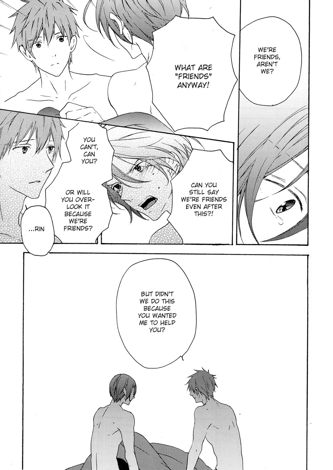 (恋愛自由形!大阪大会2) [kiri (ファミ)] 運命じゃない人 (Free!) [英訳]