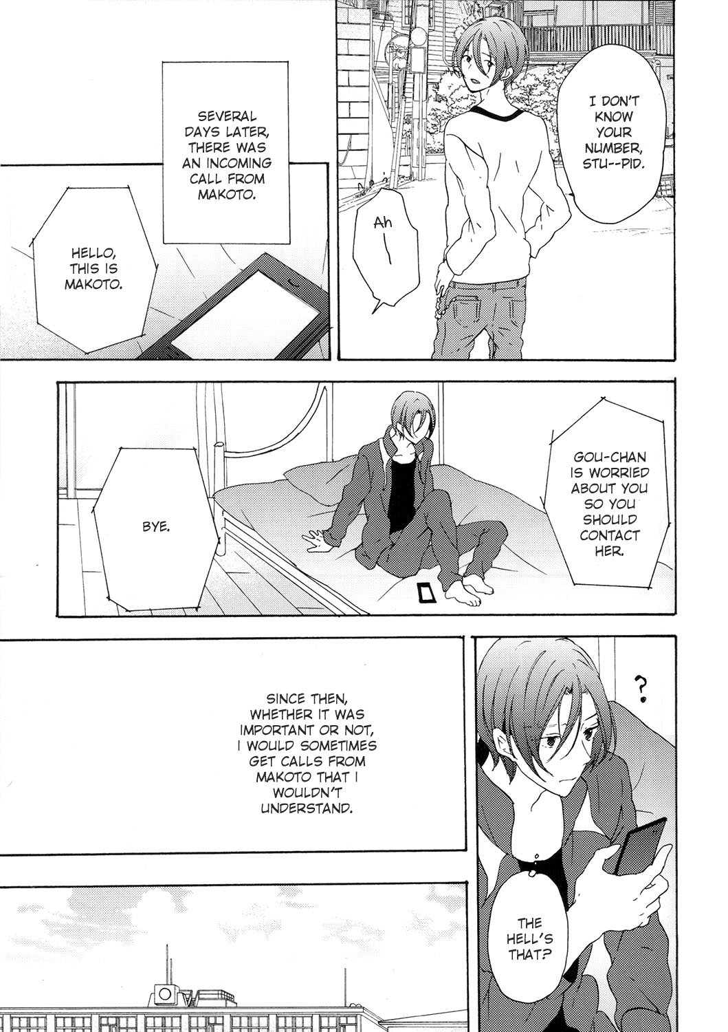 (恋愛自由形!大阪大会2) [kiri (ファミ)] 運命じゃない人 (Free!) [英訳]