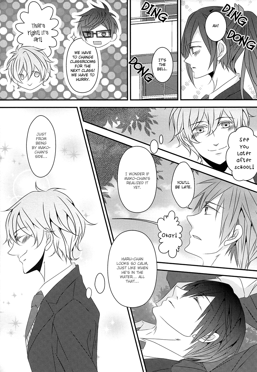 (恋愛自由形!準備運動) [Junky Crown (つきねこ)] DEPENDENCE & COEXISTENCE (Free!) [英訳]