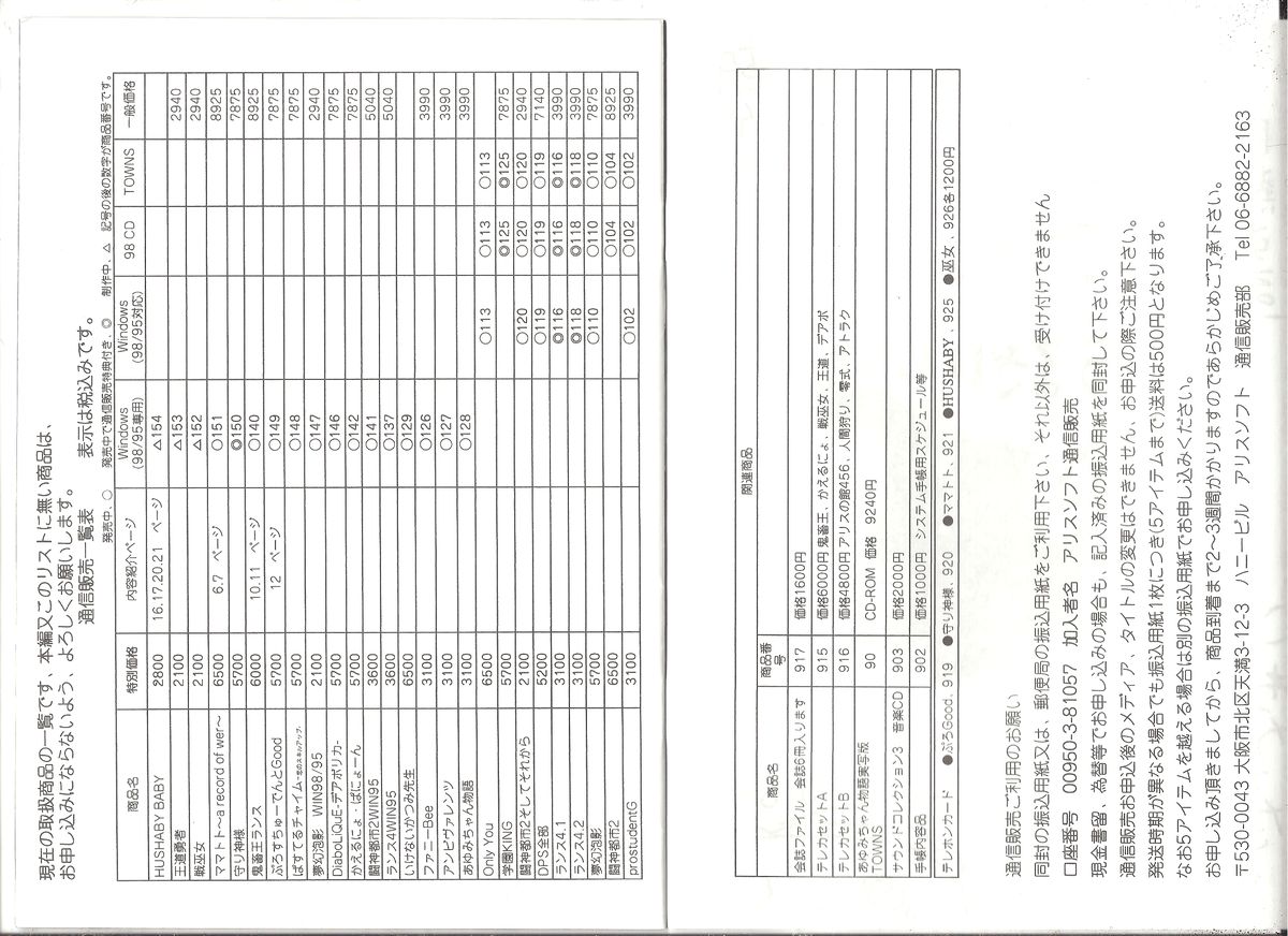 【アリスソフト】アリスのでんちばくらんVol.6