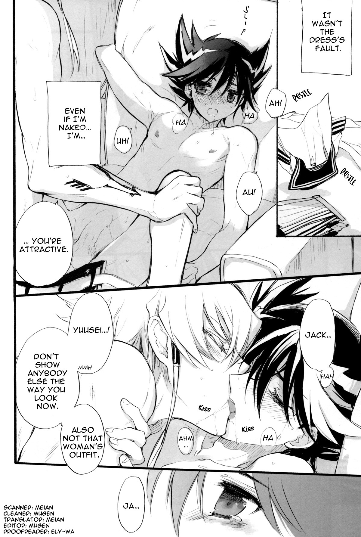 (SPARK3) [羅盤 (氷室雫)] セーラー服とデュエルキング (遊☆戯☆王!5D's) [英訳]