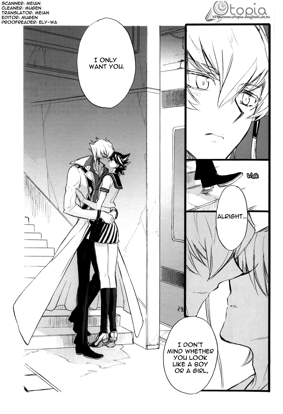 (SPARK3) [羅盤 (氷室雫)] セーラー服とデュエルキング (遊☆戯☆王!5D's) [英訳]