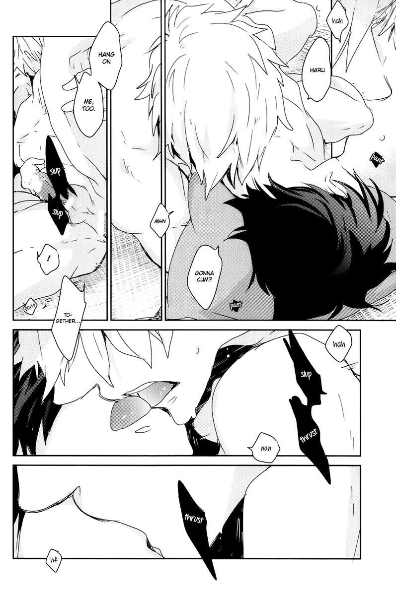 (恋愛自由形!準備運動) [万有 (あおいれびん)] 成長期 (Free!) [英訳]