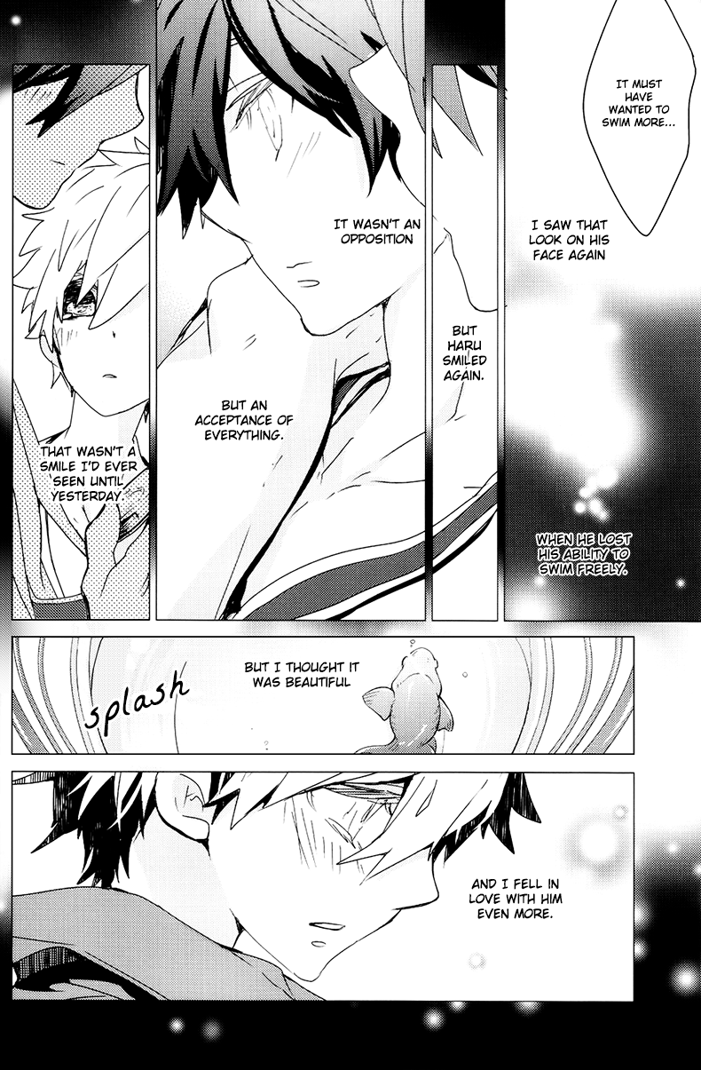 (恋愛自由形!準備運動) [万有 (あおいれびん)] 成長期 (Free!) [英訳]