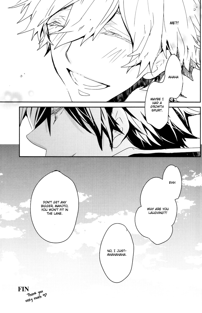 (恋愛自由形!準備運動) [万有 (あおいれびん)] 成長期 (Free!) [英訳]