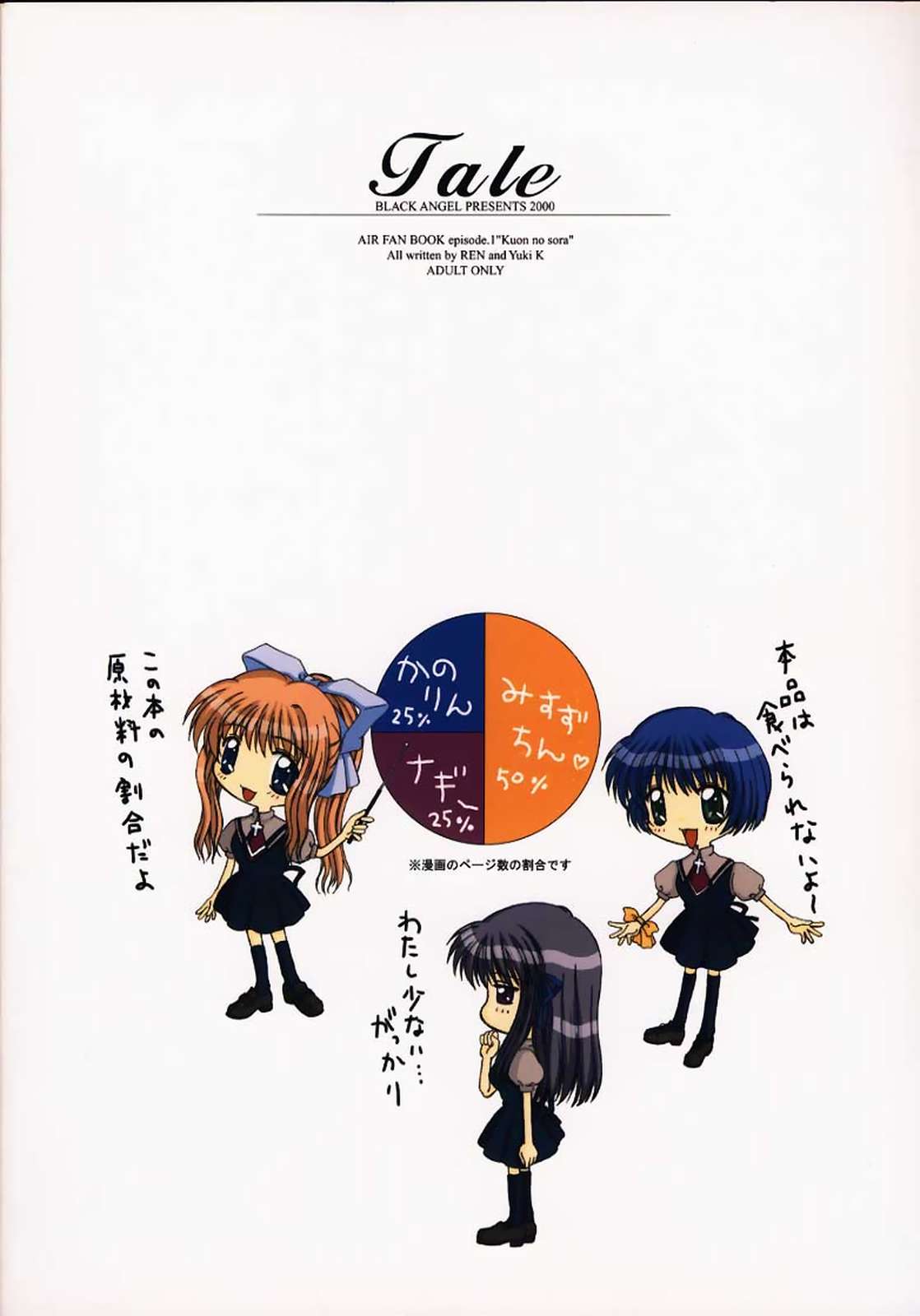 [BLACK†ANGEL (紅悠樹, REN)] Tale～テイル～ (AIR)