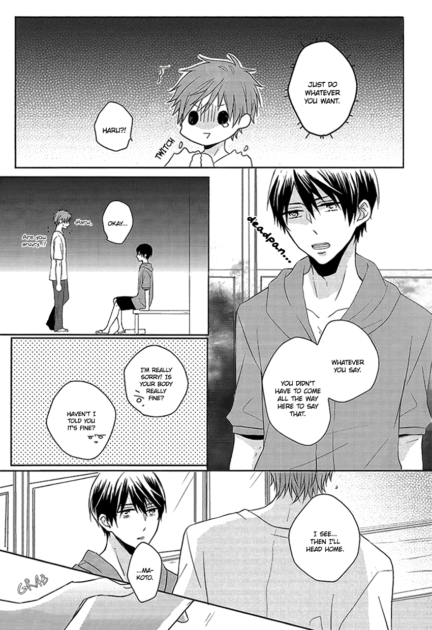 (GOOD COMIC CITY 20) [L-CAT (ナリコ)] 溺れる魚は夢を見る (Free!) [英訳]