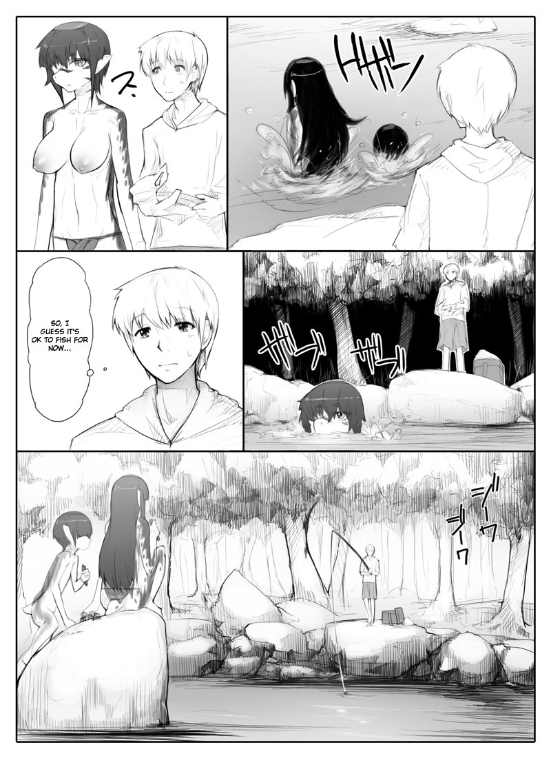 [あぶぶ] 旦那の不在で身体を持余してる人妻河童はキュウリ渡せば簡単にヤれる [英訳]